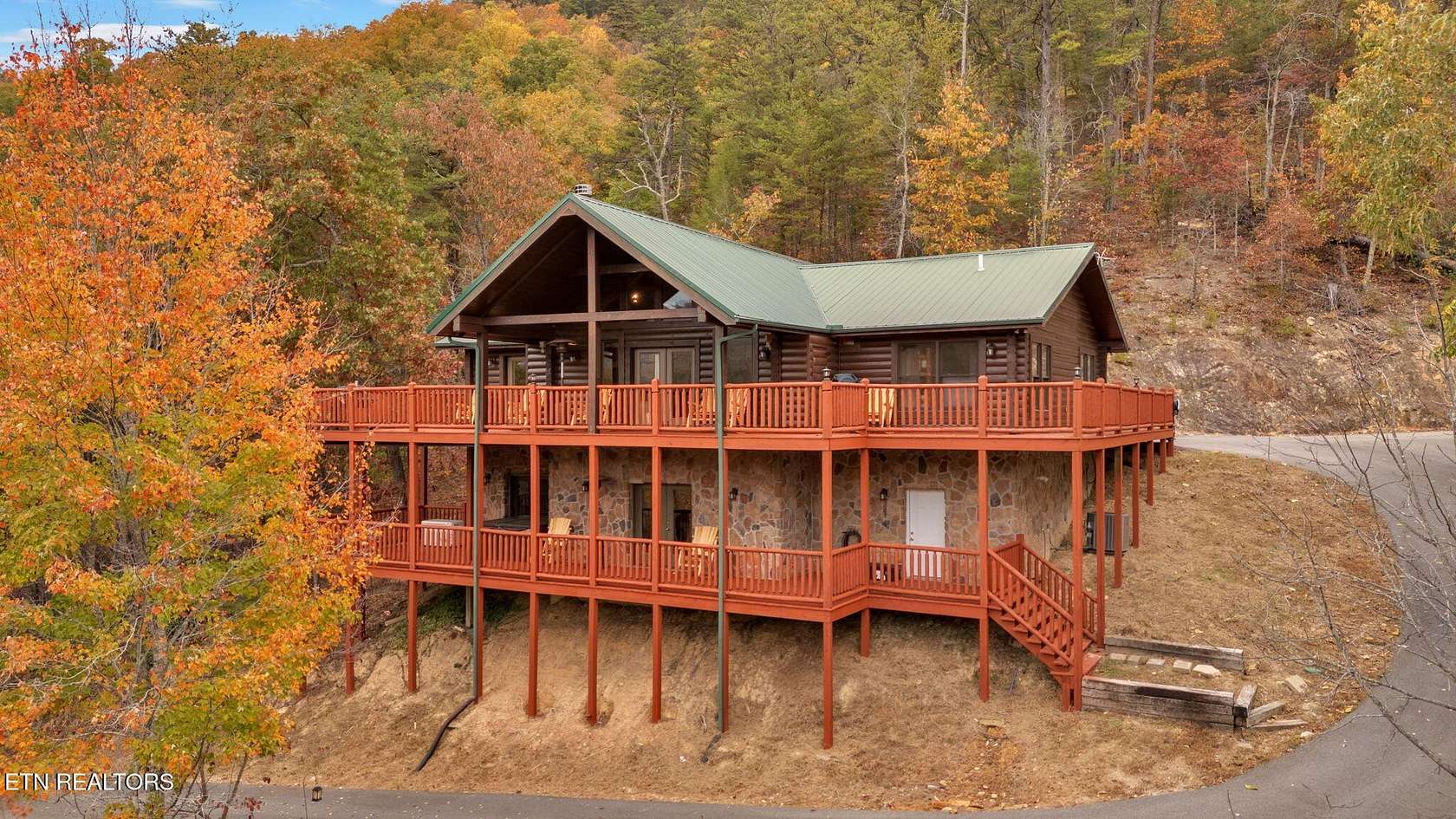 5 Acres of Land with Home for Sale in Sevierville, Tennessee