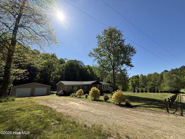 23.2 Acres of Recreational Land with Home for Sale in Purlear, North Carolina