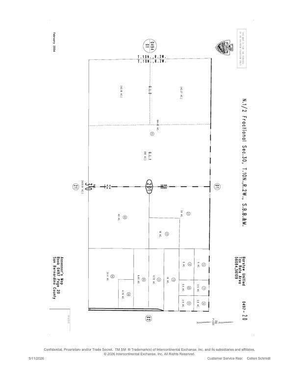 2.5 Acres of Land for Sale in Hinkley, California