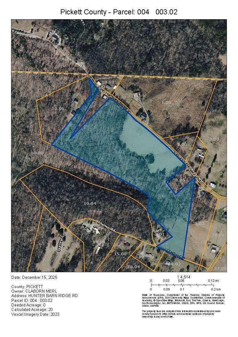 15 Acres of Land for Auction in Byrdstown, Tennessee