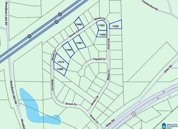 0.38 Acres of Residential Land for Sale in Woodstock, Alabama