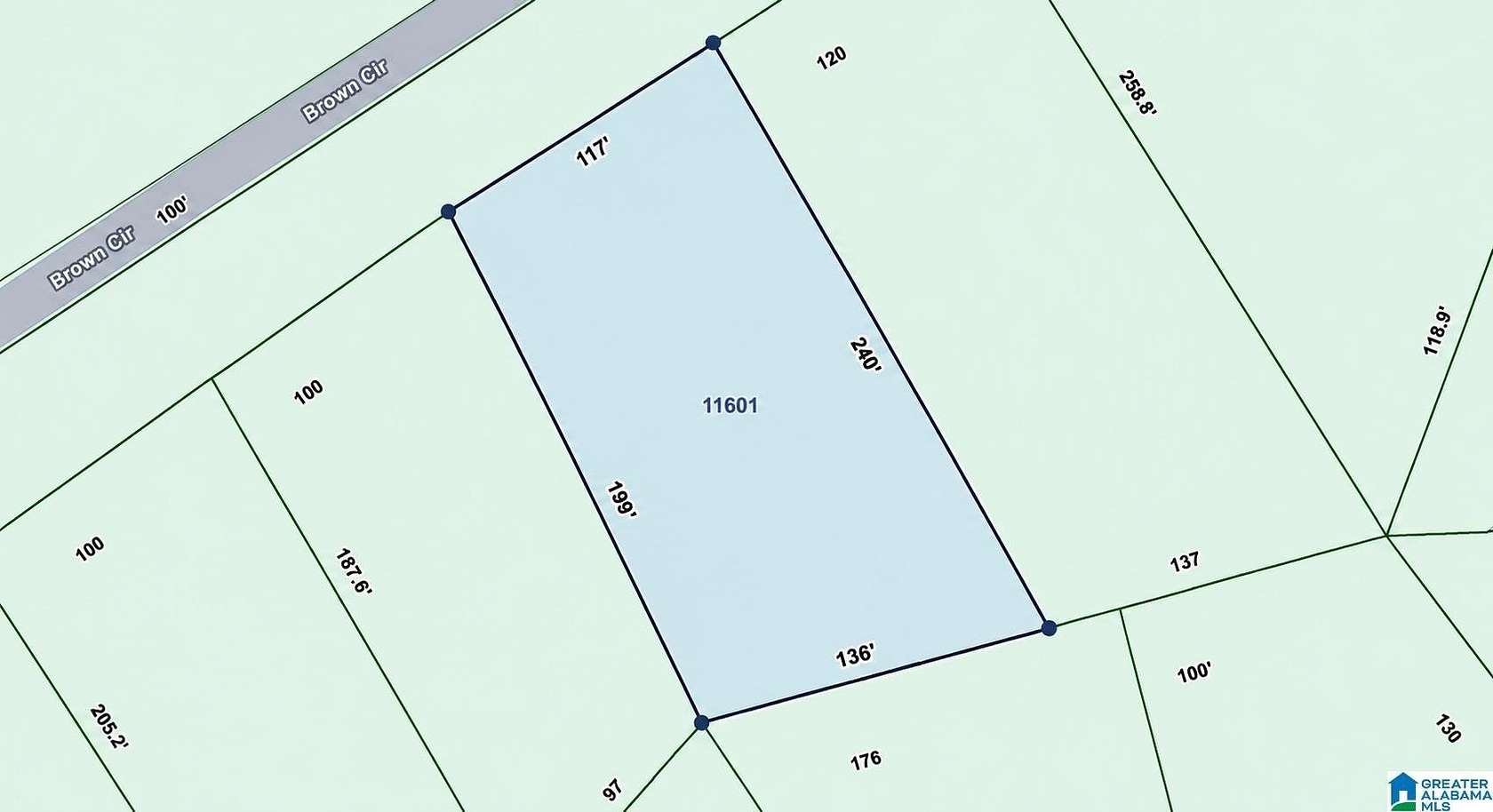 0.55 Acres of Residential Land for Sale in Woodstock, Alabama