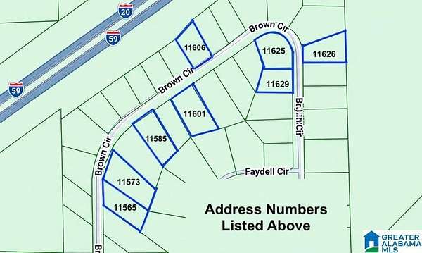 0.56 Acres of Residential Land for Sale in Woodstock, Alabama