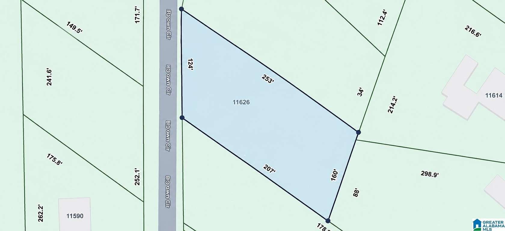 0.45 Acres of Residential Land for Sale in Woodstock, Alabama