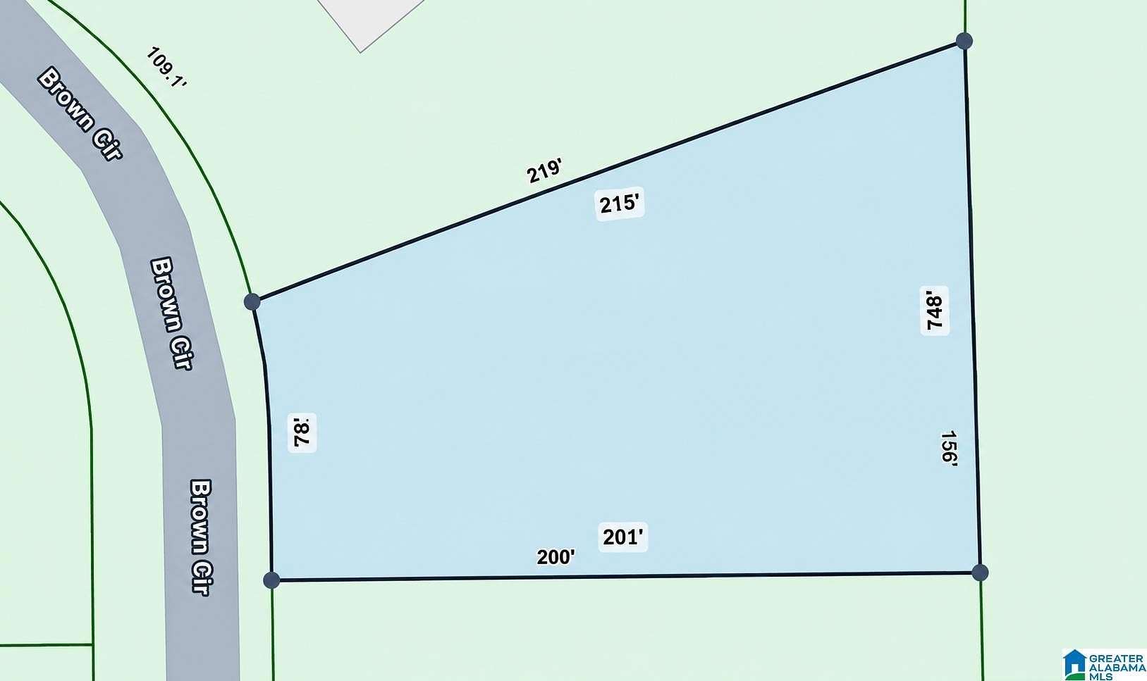 0.5 Acres of Residential Land for Sale in Woodstock, Alabama