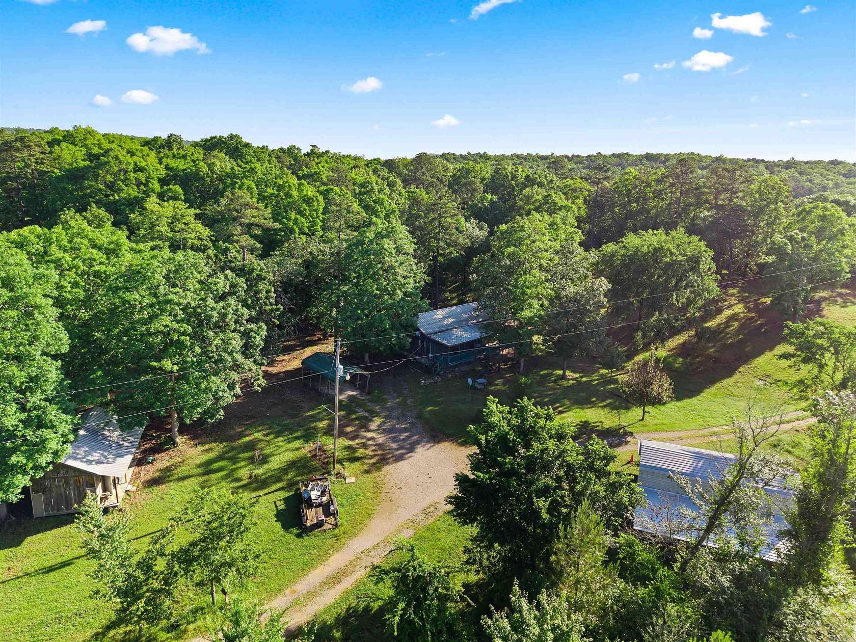 22 Acres of Land with Home for Sale in Jessieville, Arkansas