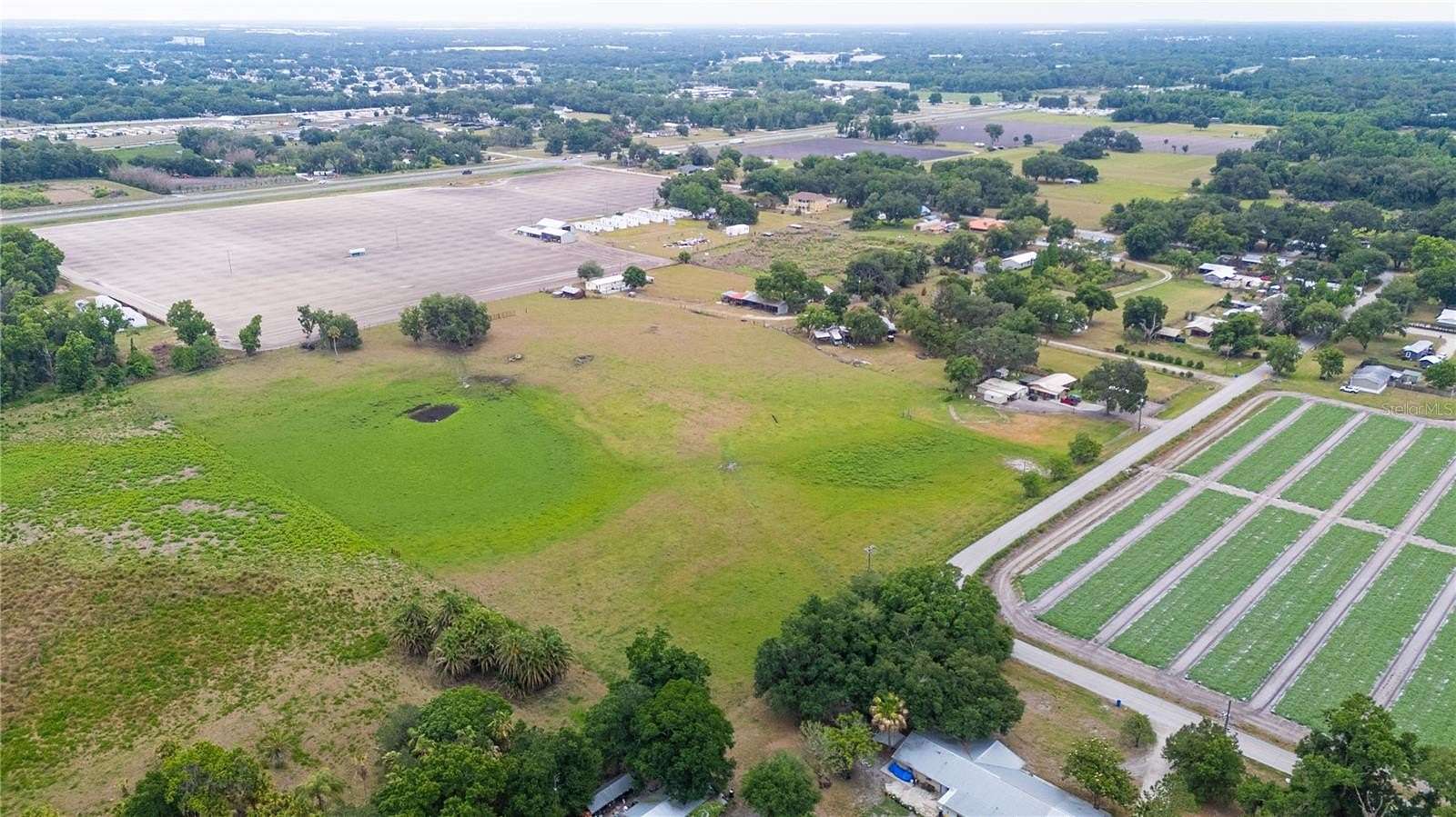 13.6 Acres of Land with Home for Sale in Plant City, Florida