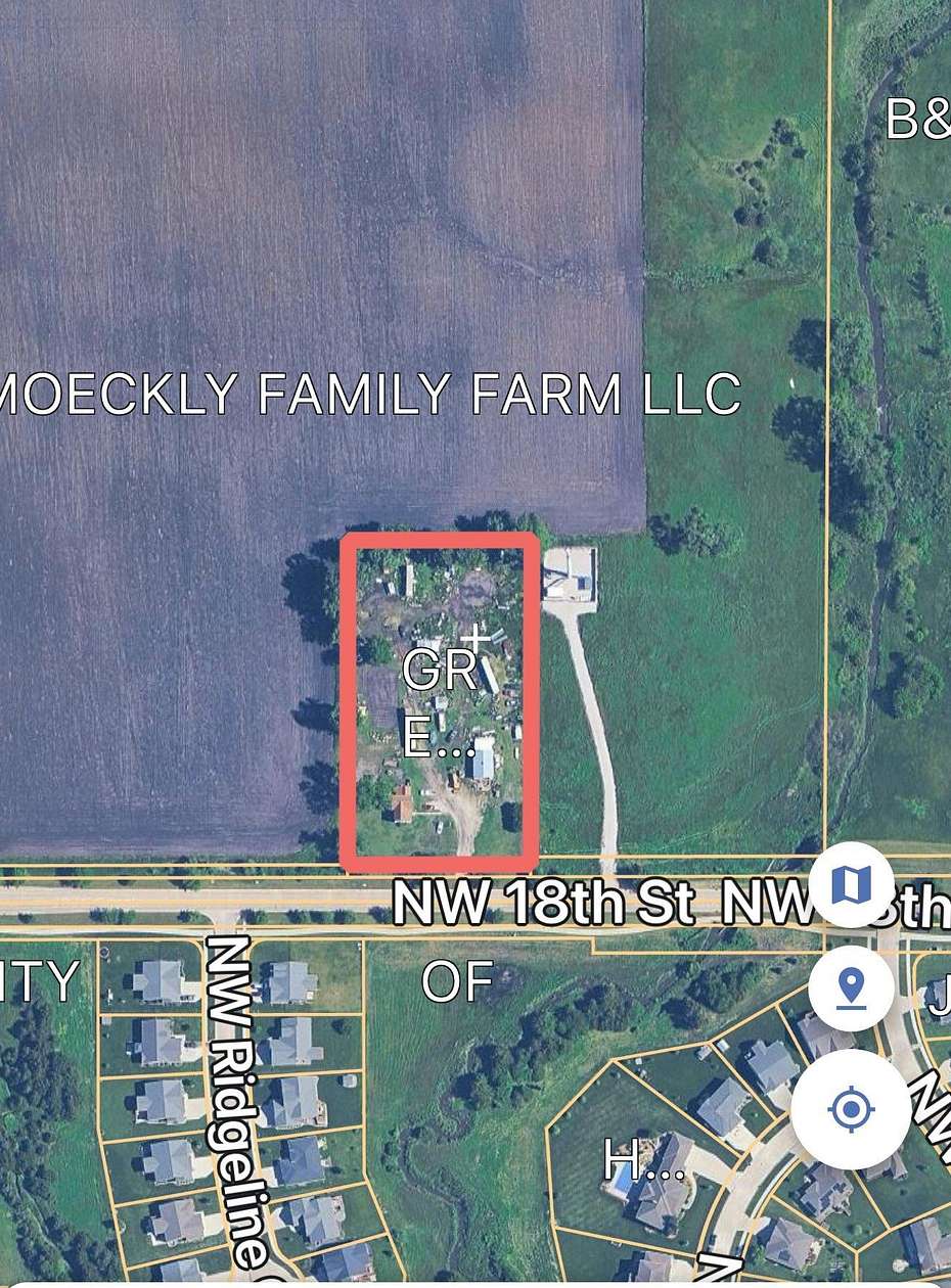 2.5 Acres of Improved Residential Land for Sale in Ankeny, Iowa