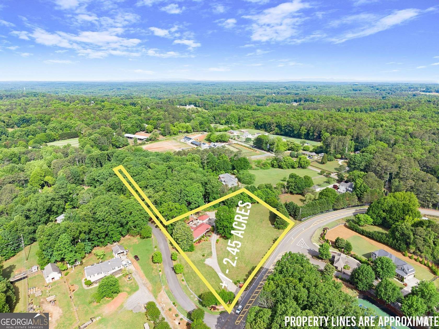 2 Acres of Land with Home for Sale in Alpharetta, Georgia
