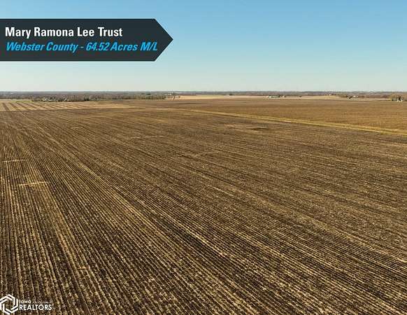 64.5 Acres of Agricultural Land for Auction in Duncombe, Iowa