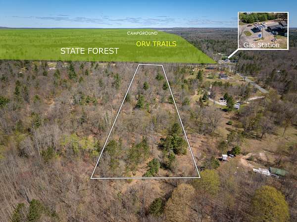 7.5 Acres of Recreational Land for Sale in Luther, Michigan