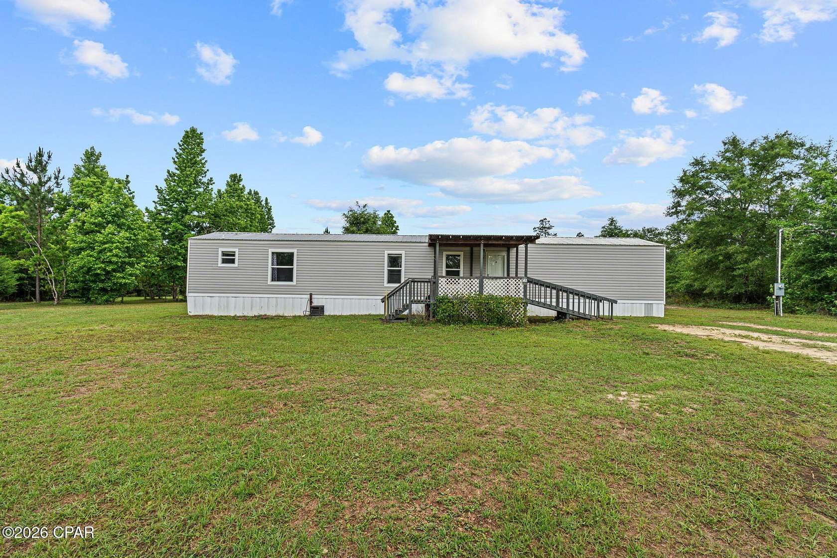 17 Acres of Recreational Land with Home for Sale in Fountain, Florida