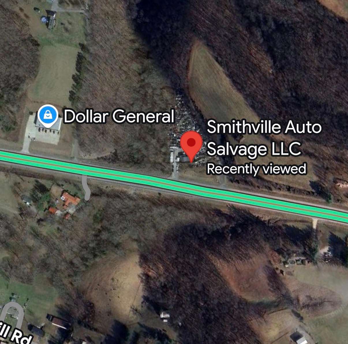 5.4 Acres of Commercial Land for Sale in Dowelltown, Tennessee