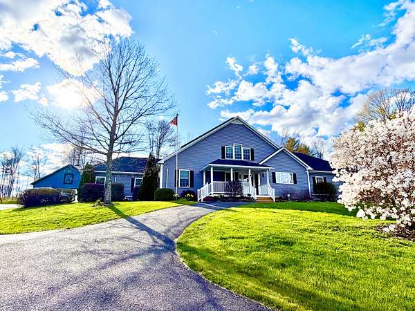 6.19 Acres of Land with Home for Sale in Hampden, Maine