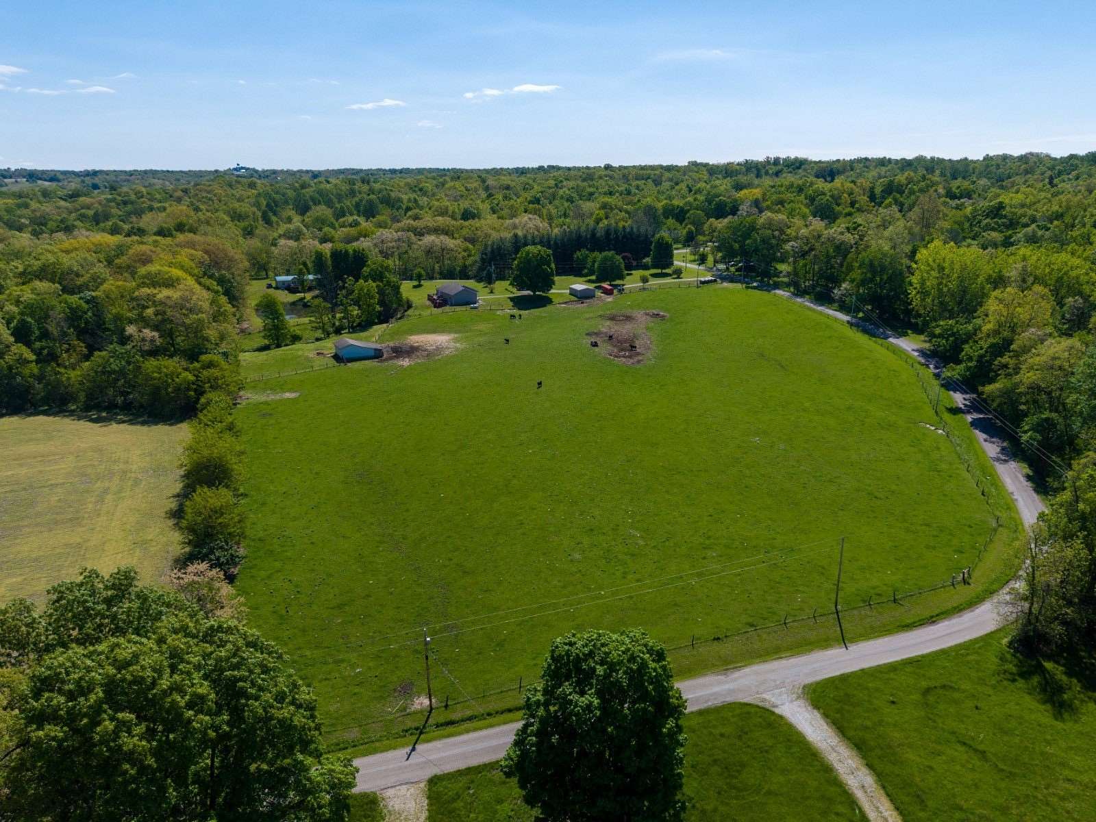 12.4 Acres of Land with Home for Sale in Connersville, Indiana