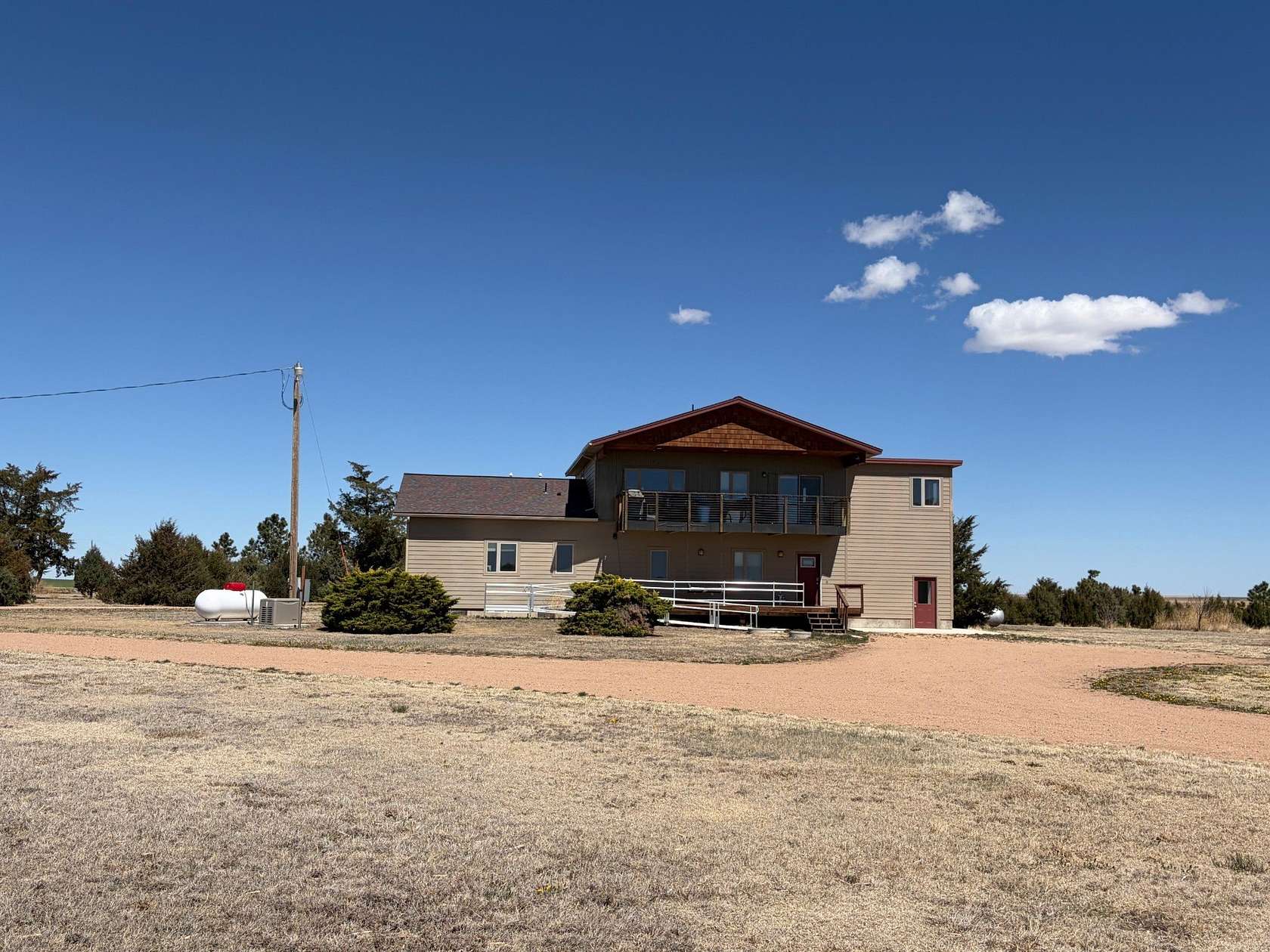 4.69 Acres of Land with Home for Sale in Big Springs, Nebraska