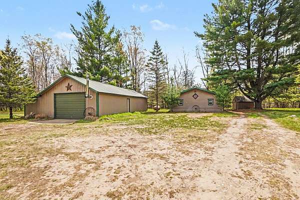12.7 Acres of Recreational Land with Home for Sale in Evart, Michigan