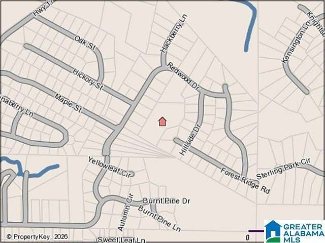 5 Acres of Residential Land for Sale in Alabaster, Alabama