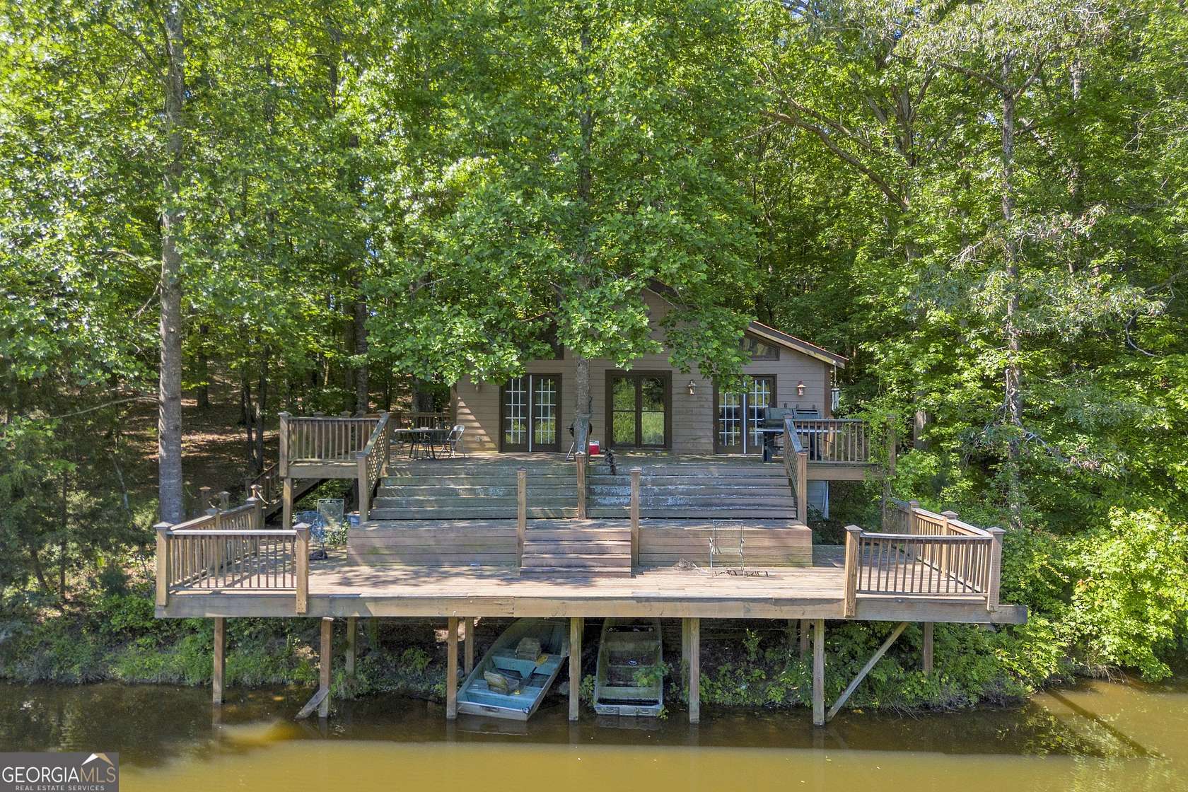 60 Acres of Recreational Land with Home for Sale in Union Point, Georgia