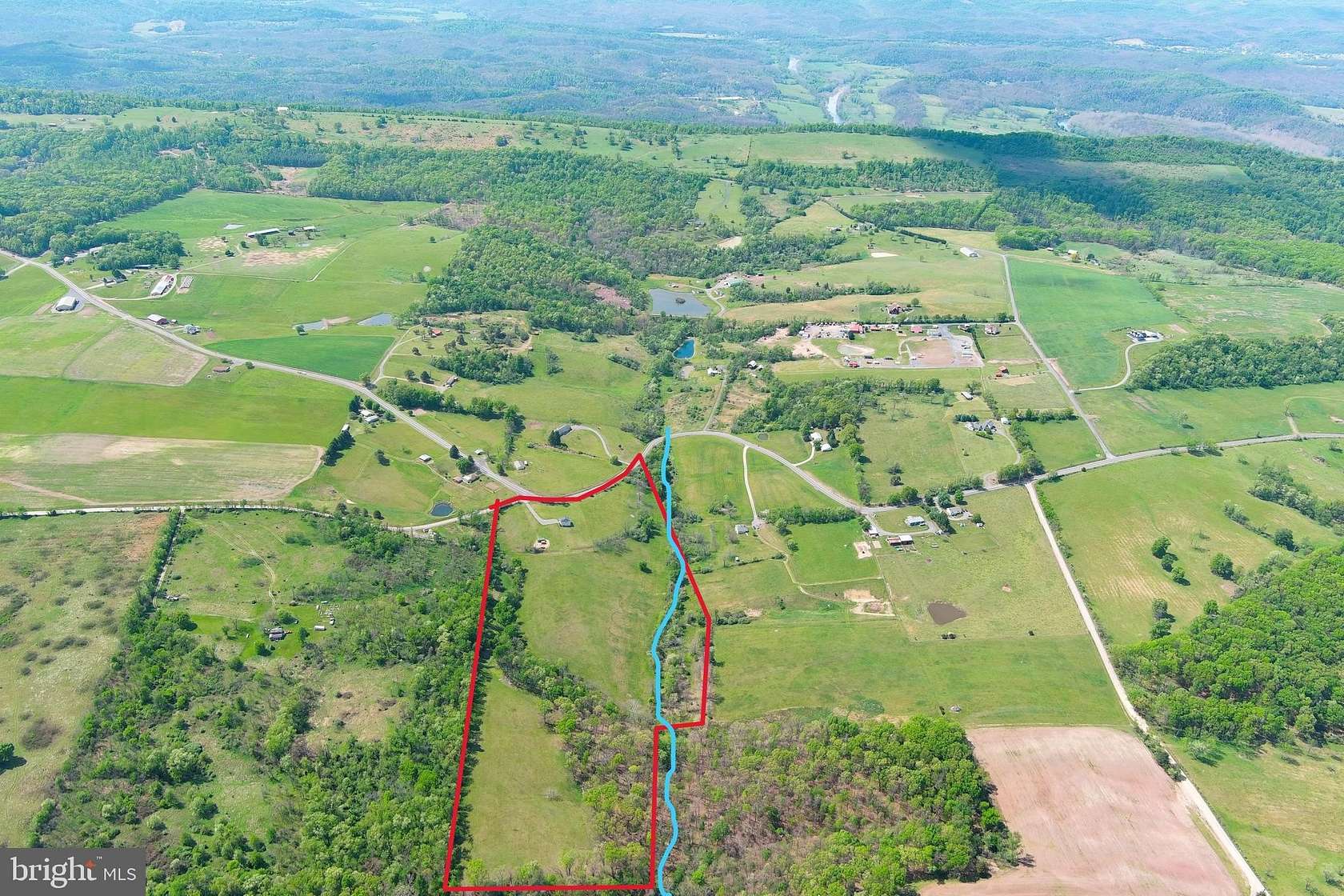 23.5 Acres of Agricultural Land with Home for Sale in Romney, West Virginia