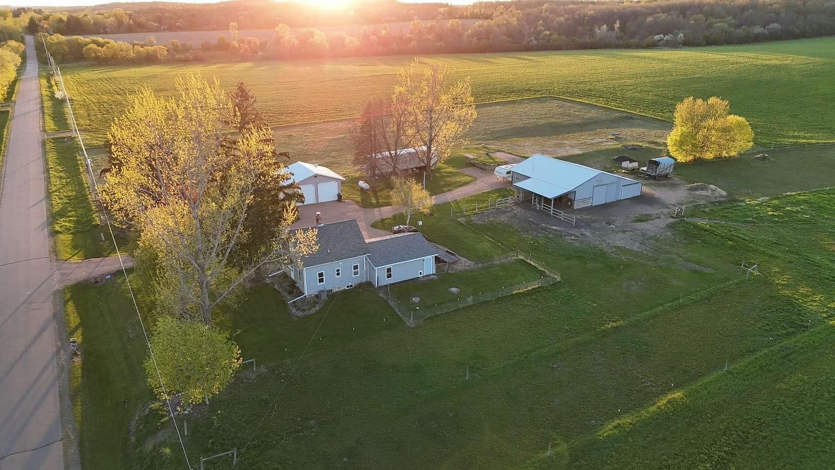 3.87 Acres of Land with Home for Sale in Chili, Wisconsin