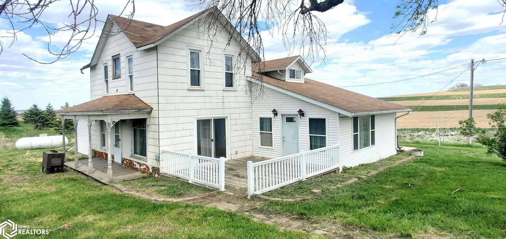 5 Acres of Land with Home for Sale in Denison, Iowa