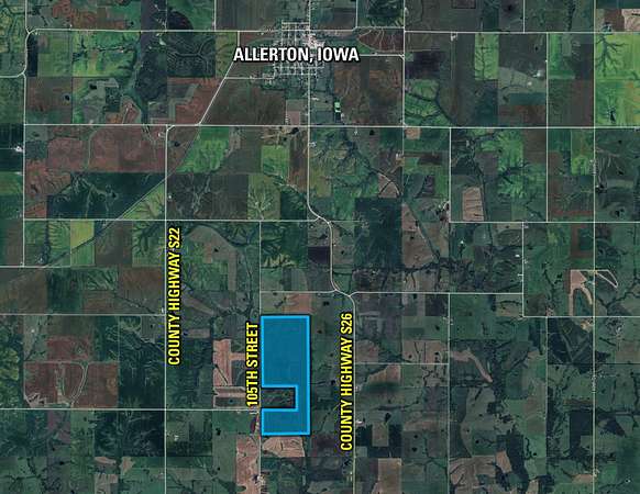 338 Acres of Land for Sale in Allerton, Iowa