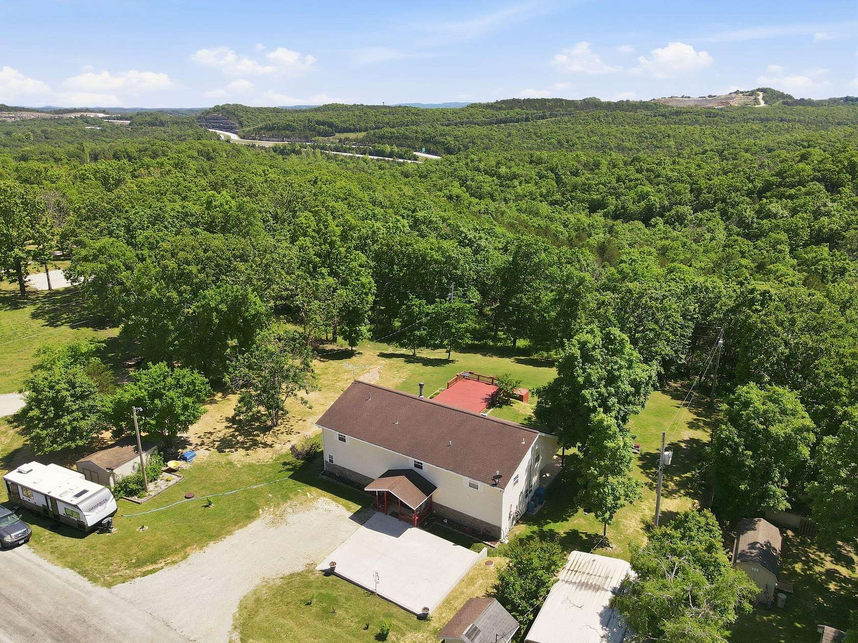 3.1 Acres of Land with Home for Sale in Branson, Missouri