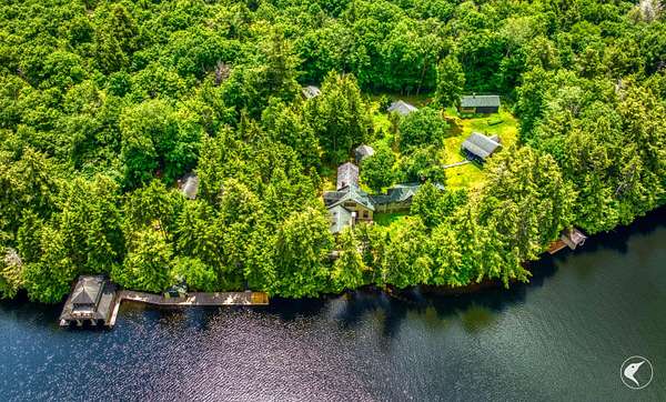 16.2 Acres of Land with Home for Sale in Paul Smiths, New York