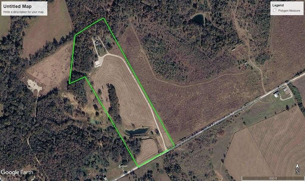 15 Acres of Land with Home for Sale in Hillsboro, Texas