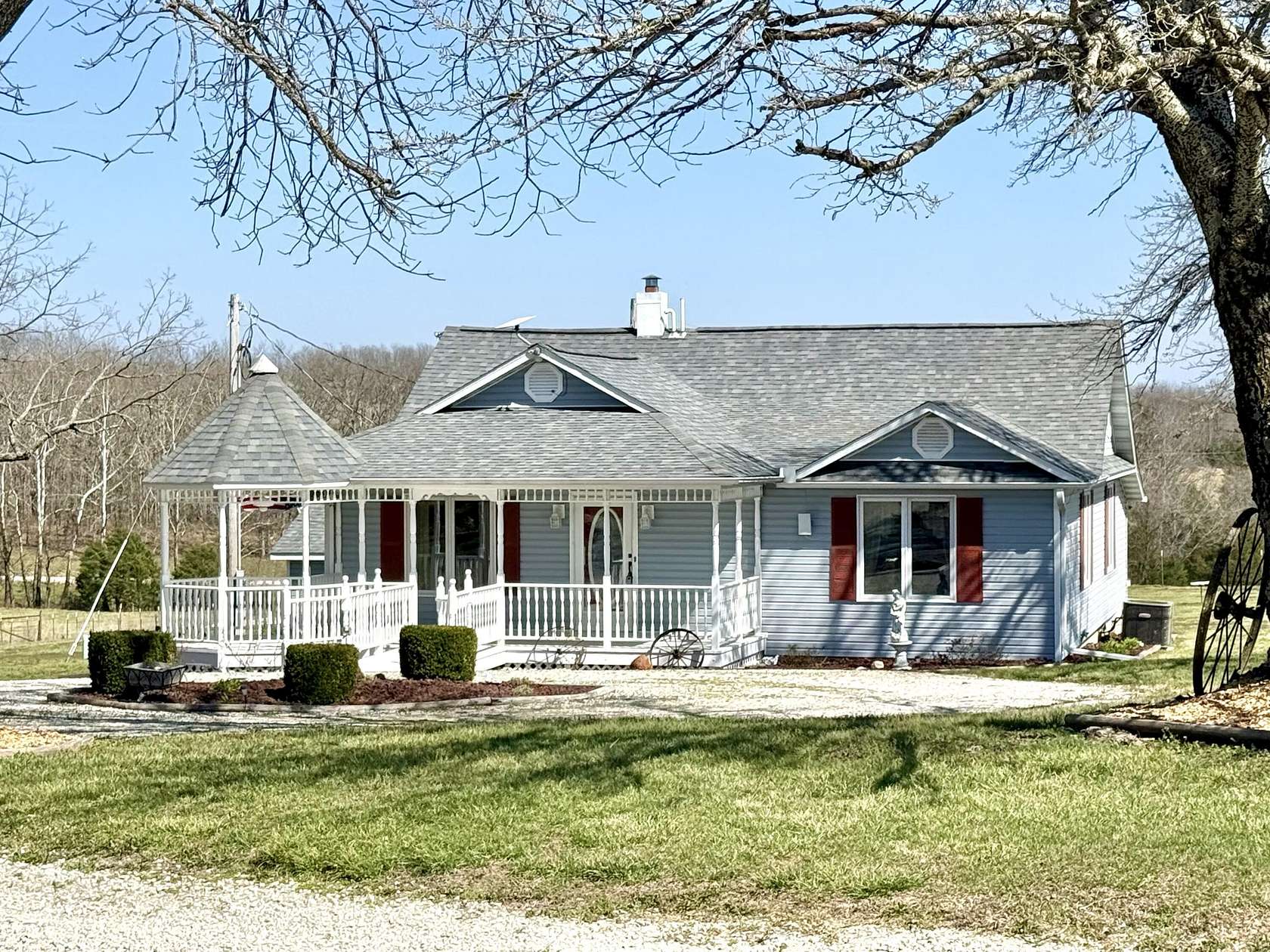 20.3 Acres of Agricultural Land with Home for Sale in Cabool, Missouri