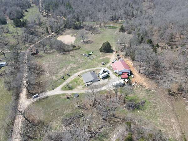 40 Acres of Recreational Land with Home for Sale in Caulfield, Missouri