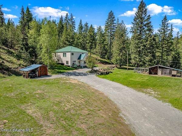 5.6 Acres of Land with Home for Sale in Priest River, Idaho