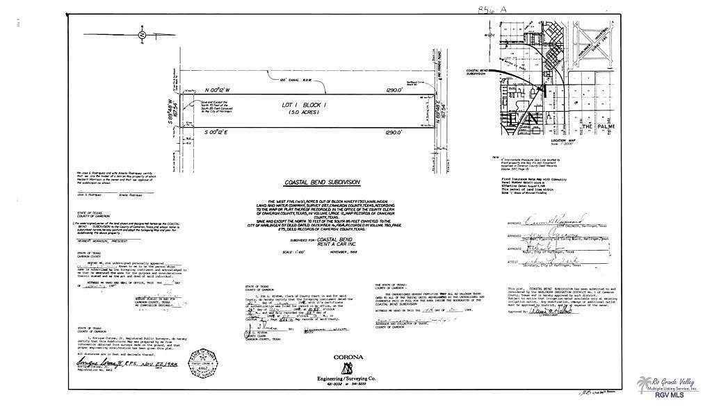 5 Acres of Commercial Land for Sale in Harlingen, Texas