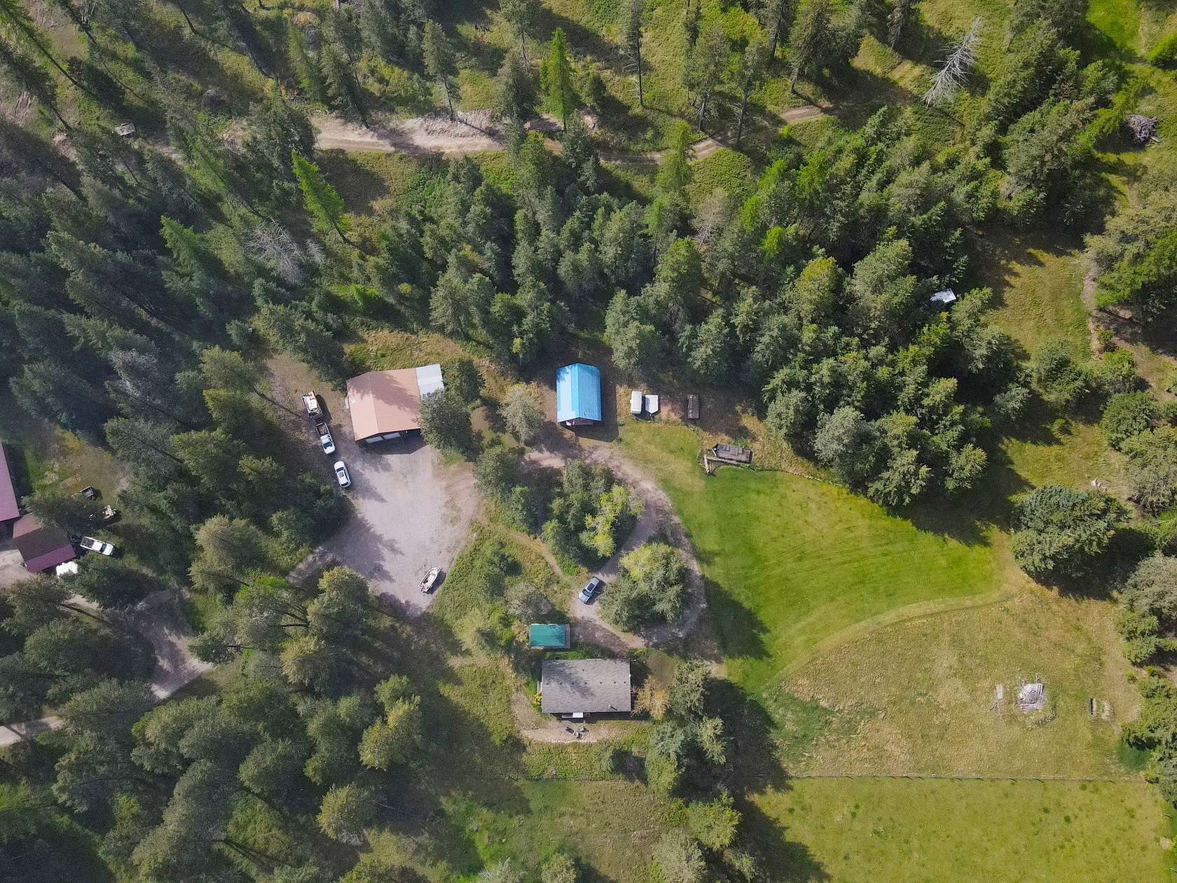 3.88 Acres of Land with Home for Sale in Bigfork, Montana