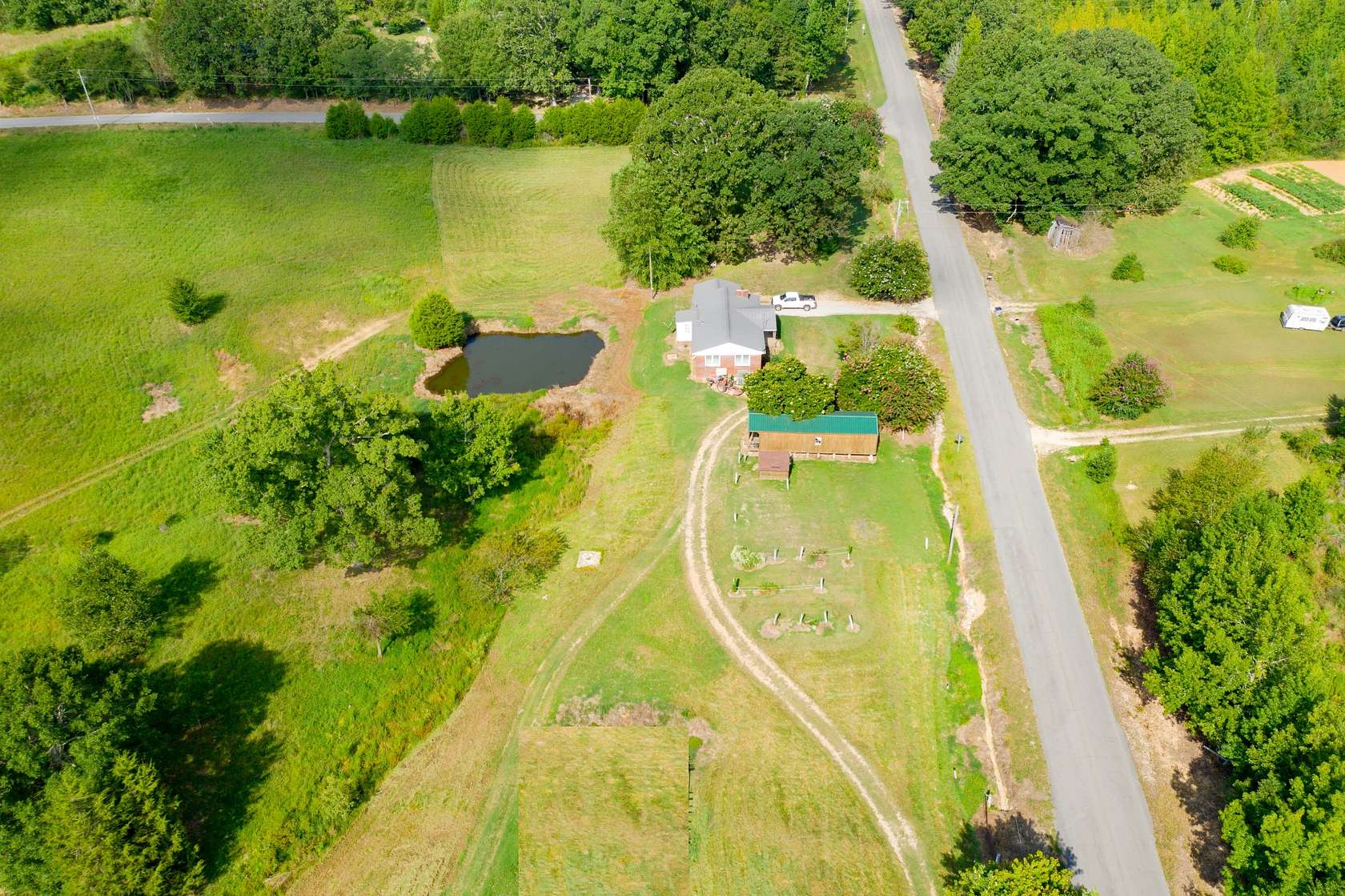 11 Acres of Land with Home for Sale in Florence, Alabama