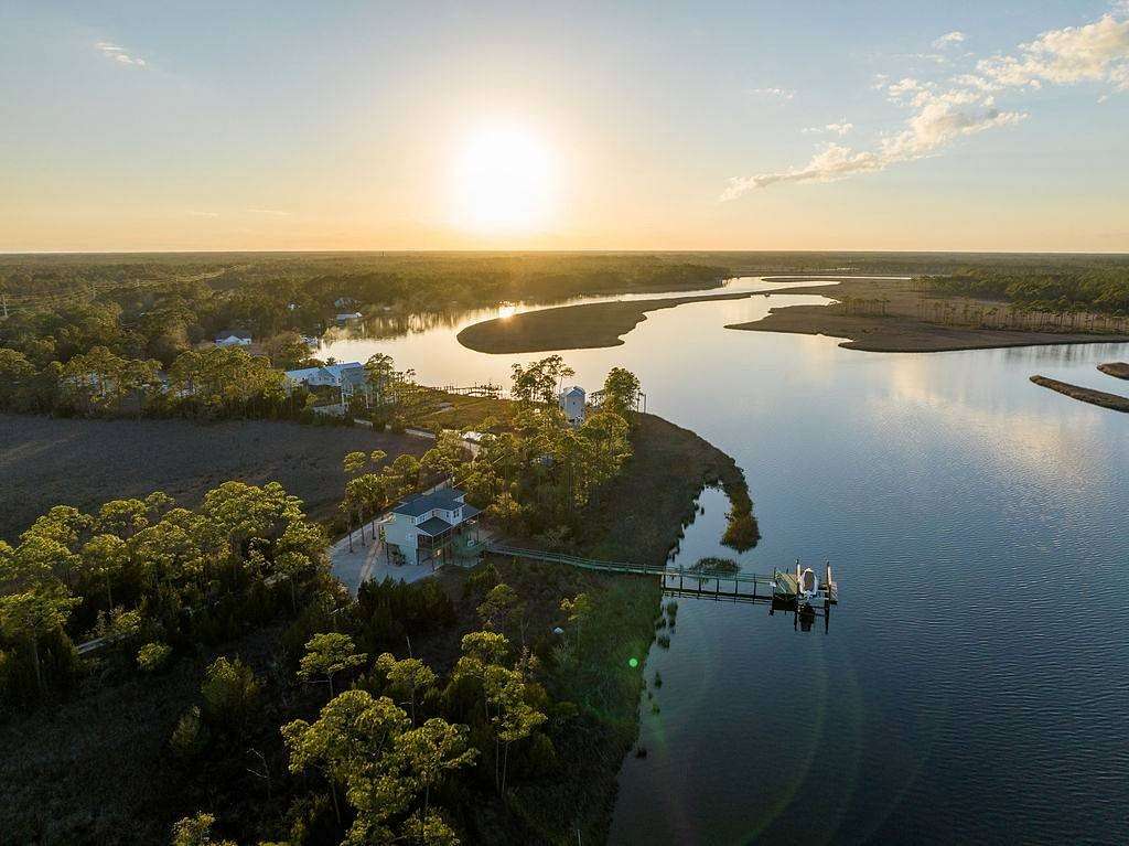 9.63 Acres of Land with Home for Sale in Carrabelle, Florida