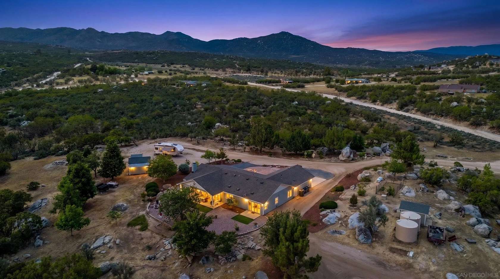 5 Acres of Land with Home for Sale in Aguanga, California