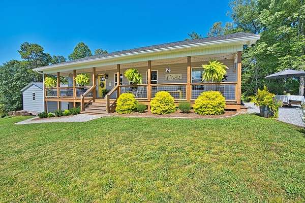 5.3 Acres of Land with Home for Sale in Franklin, North Carolina