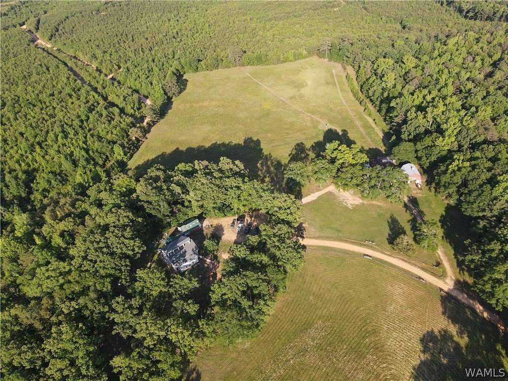 22.5 Acres of Recreational Land with Home for Sale in Vernon, Alabama