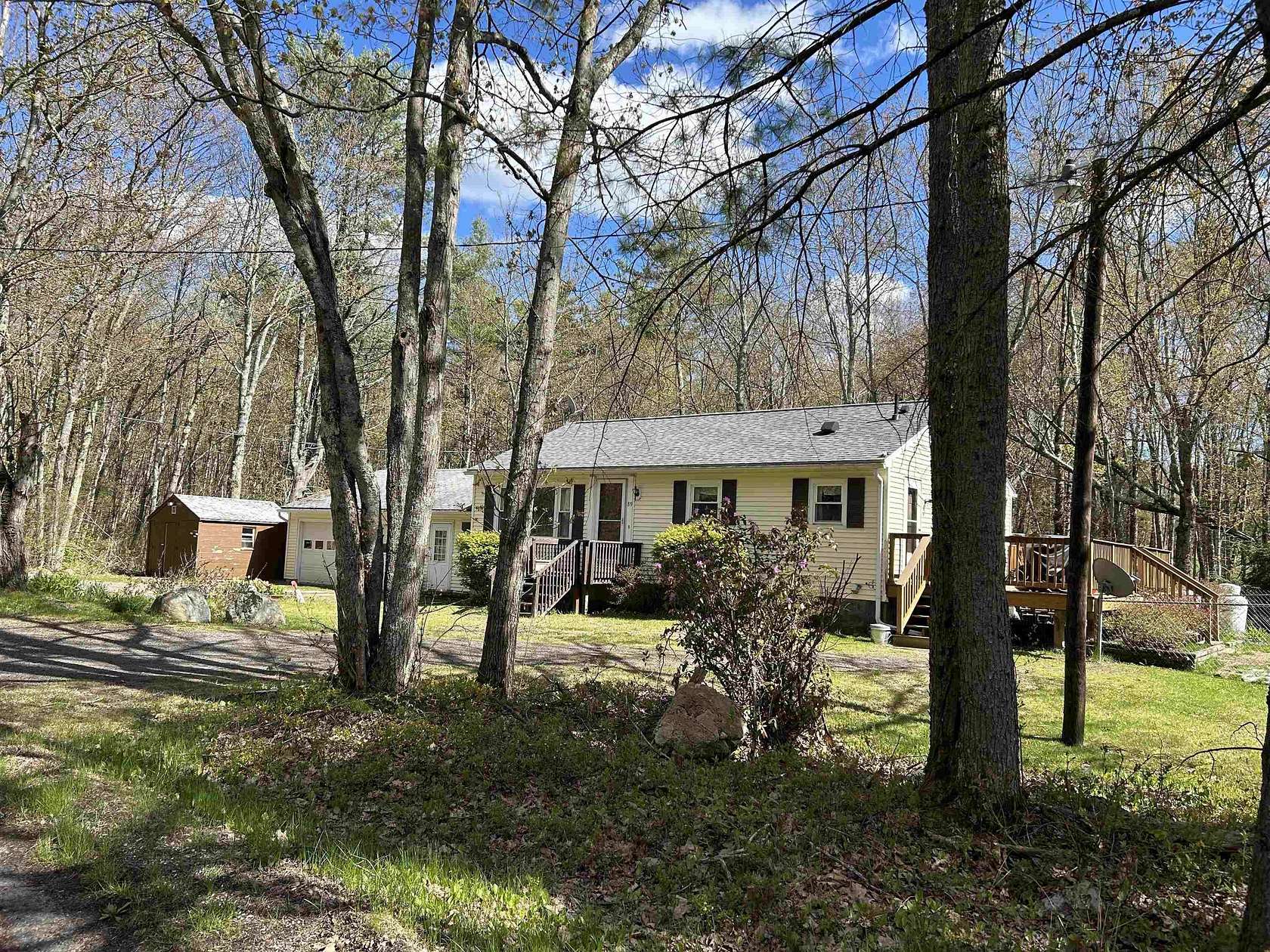 9.27 Acres of Land with Home for Sale in Troy, New Hampshire