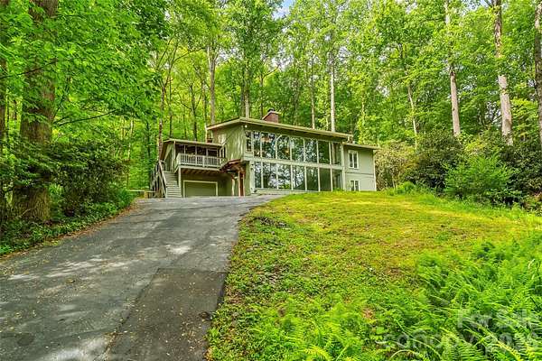 7.68 Acres of Land with Home for Sale in Brevard, North Carolina