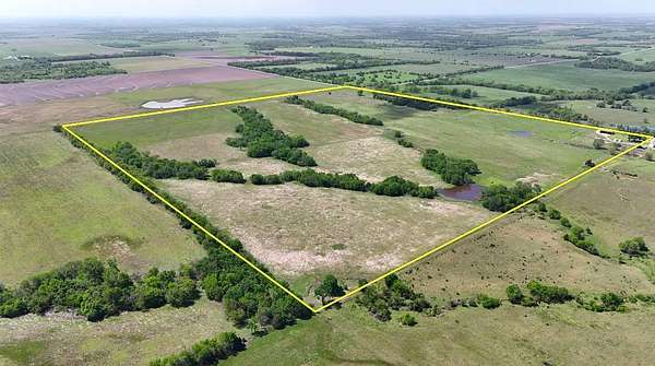 160 Acres of Land with Home for Auction in Bronson, Kansas