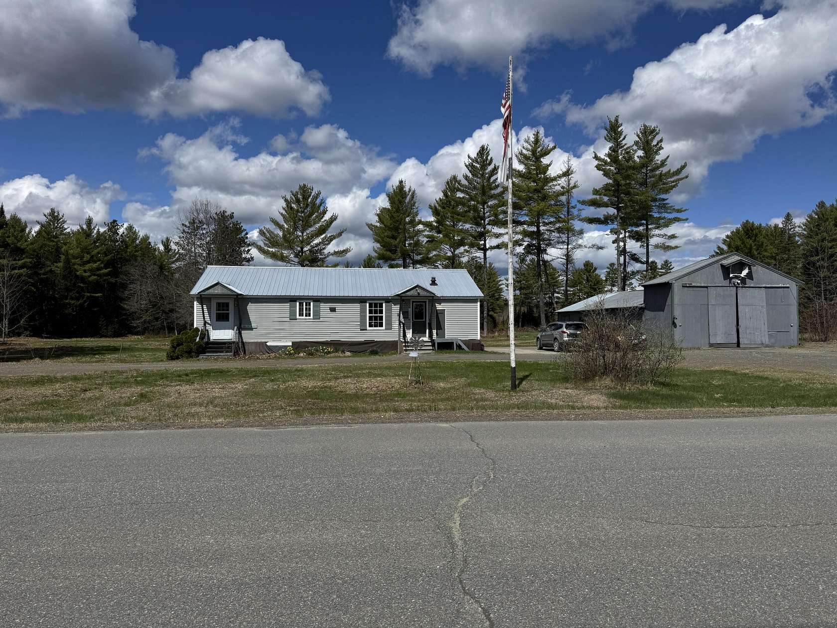5.4 Acres of Land with Home for Sale in Willimantic, Maine