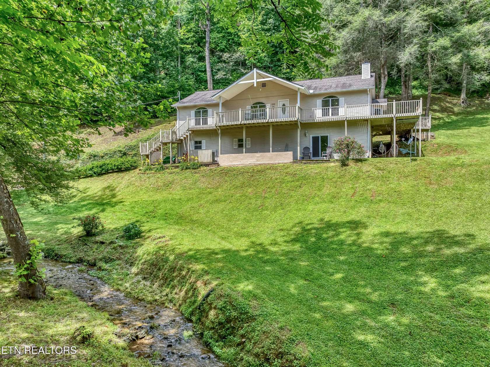 5 Acres of Land with Home for Sale in Townsend, Tennessee