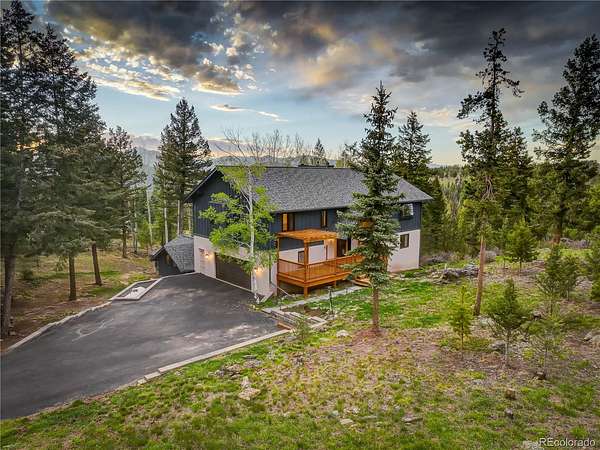 2 Acres of Land with Home for Sale in Evergreen, Colorado