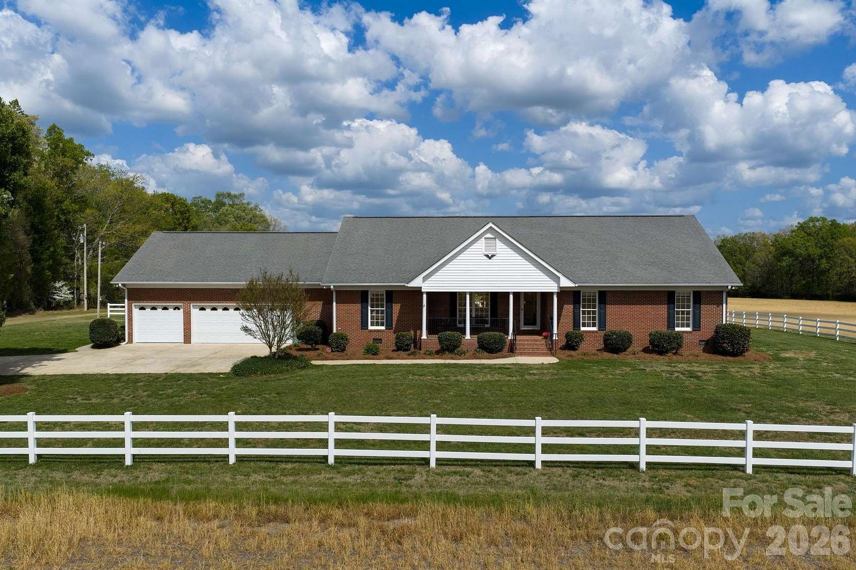25.2 Acres of Land with Home for Sale in Marshville, North Carolina