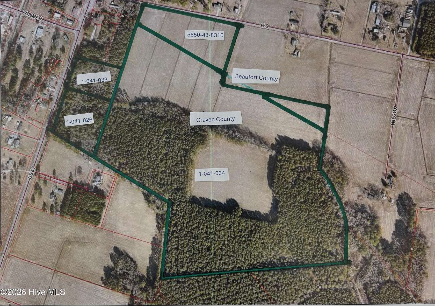 86 Acres of Recreational & Residential Land for Sale in Vanceboro, North Carolina