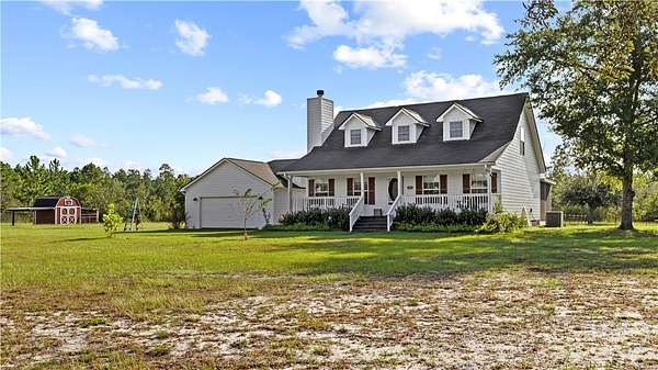 26.7 Acres of Land with Home for Sale in Hinesville, Georgia