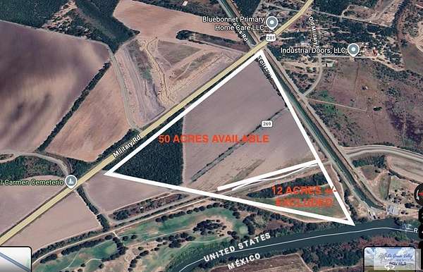 62.4 Acres of Land for Sale in Brownsville, Texas